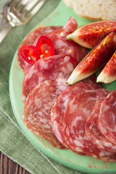 Meat platter of Cured Meat — Stock Photo, Image