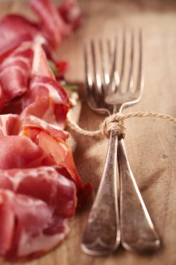 Tedavi et ve vintage çatal