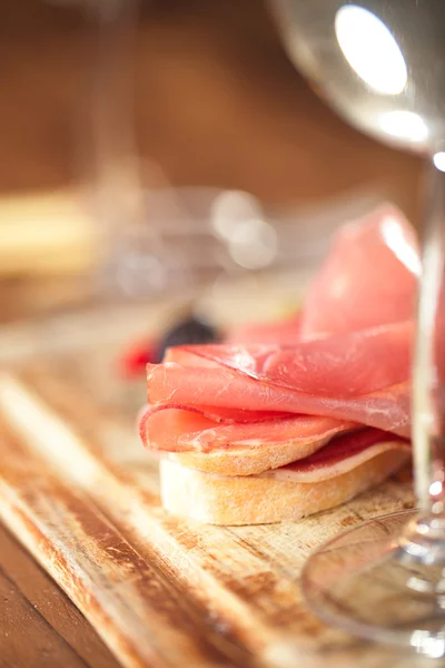 Embutido de jamón de carne curada — Foto de Stock