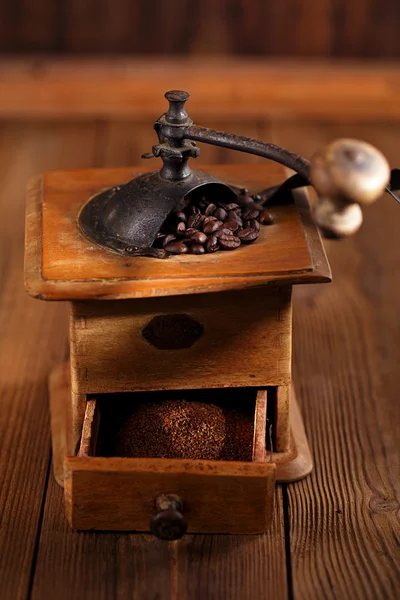 Old mechanical coffee mill — Stock Photo, Image