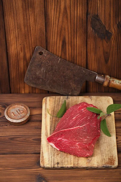Ham sığır eti fileto — Stok fotoğraf