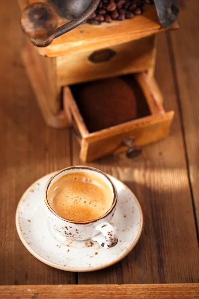 Bir fincan espresso kahve. — Stok fotoğraf