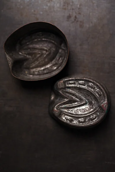 Vintage horse shoe shape Baking Tins — Stock Photo, Image