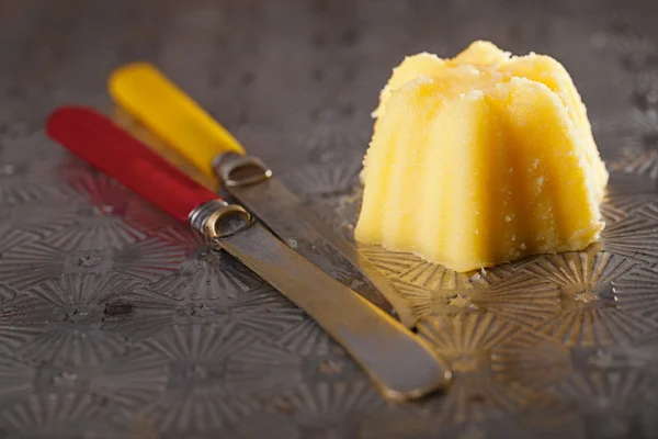酥油或融化的黄油 — 图库照片