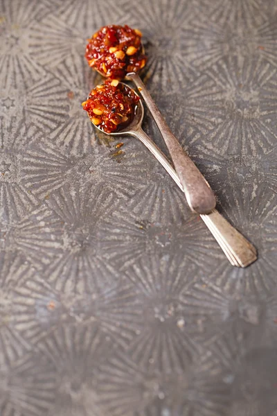 Екстремальна гаряча азіатська chillies — стокове фото