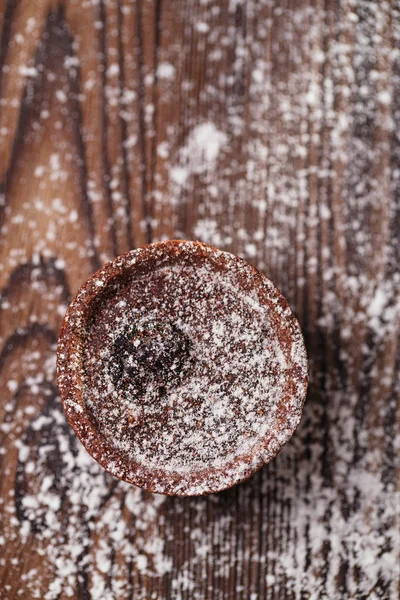 Mini tartaletas de cereza de chocolate —  Fotos de Stock