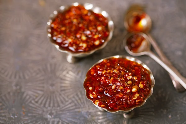Extreme hot asian chillies garlic sauce