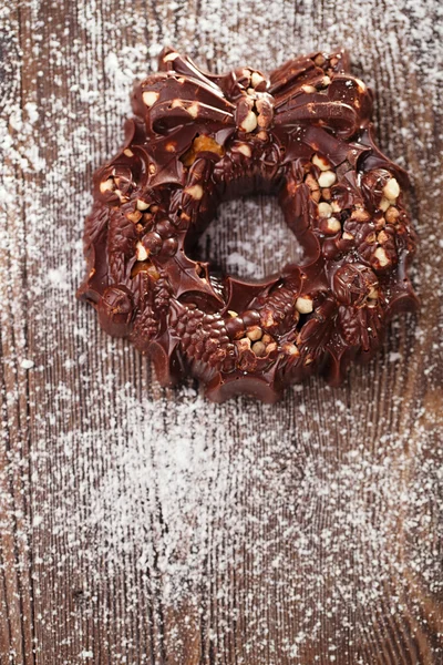 Festive christmas wreath — Stock Photo, Image