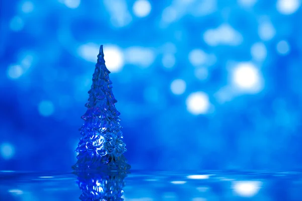 Skinande glas Christmas Tree, — Stockfoto