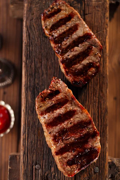 Beef marbled steaks — Stock Photo, Image