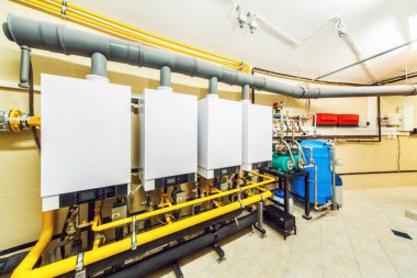 Dört ev gaz kazanları güçlü iç kazan