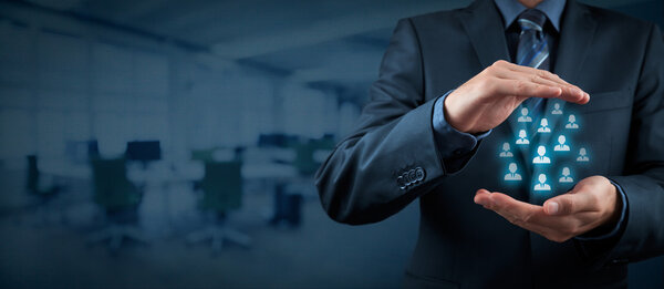 Концепция обслуживания клиентов или сотрудников
