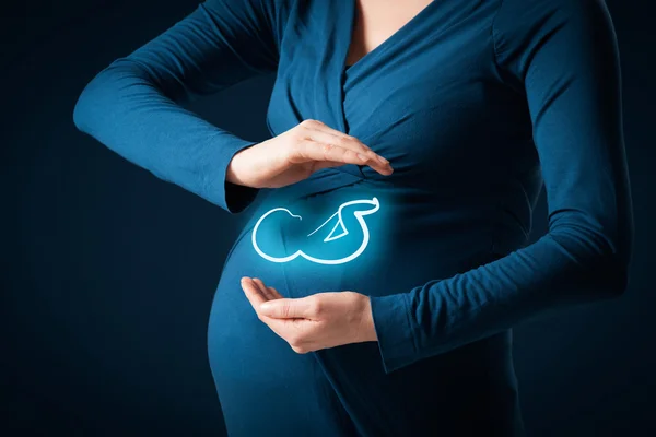 Mutterschaftsversicherung und Schwangerschaftsvorsorge — Stockfoto