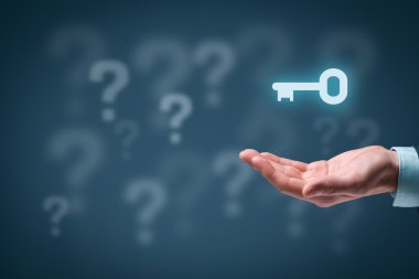 İş adamı iş çözümü veriyor