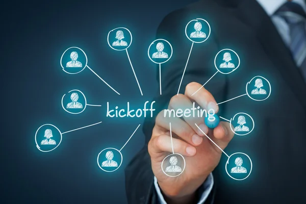 Kickoff meeting concept — Stockfoto