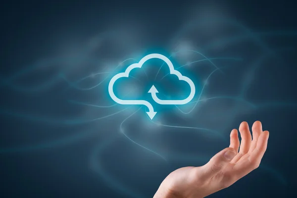 Cloud Computing-Konzept — Stockfoto
