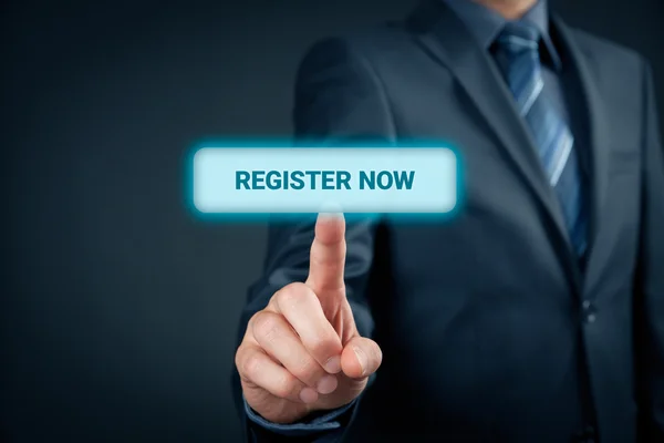 Register now concept. — Stock Photo, Image