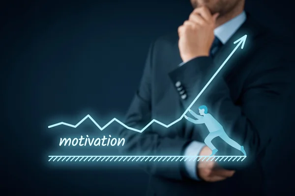 Affärsman ger dig en motivation — Stockfoto