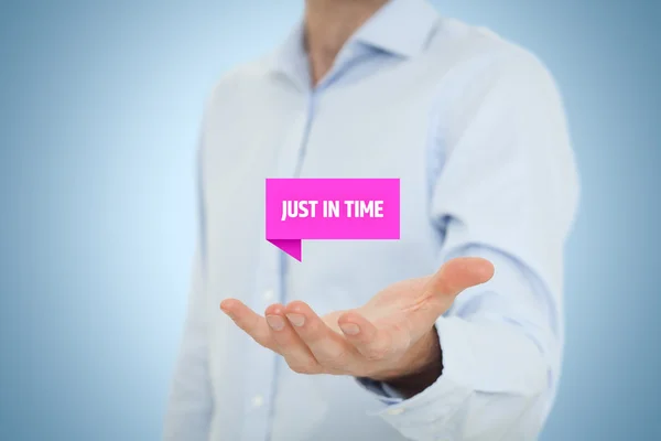 Just in time  concept — Stock Photo, Image