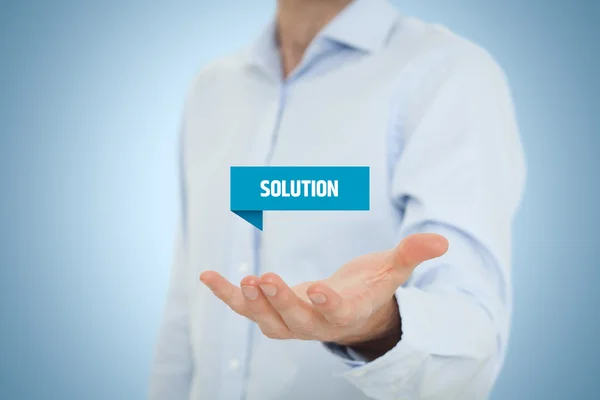 Consultant give you a business solution — Stock Photo, Image