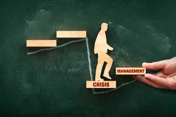 Der Krisenmanager Hilft Unternehmen Die Krise Überwinden Und Neues Wachstum — Stockfoto