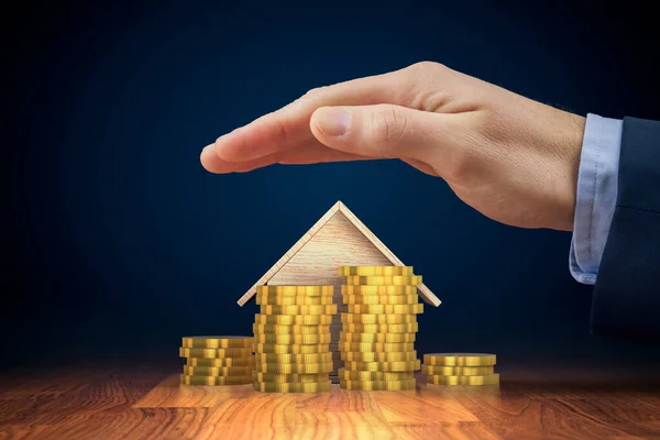 Immobiliare Miglior Investimento Aumentare Valore Del Denaro Concetto Capitalizzazione Immobiliare — Foto Stock