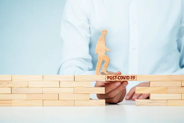 Konzept Der Post Covid Ära Neue Phase Und Chance Für — Stockfoto