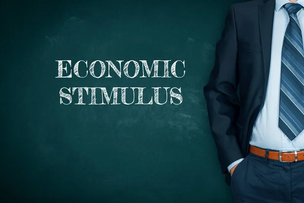 Estímulo Econômico Governamental Após Covid Outro Conceito Tempos Crise Conceito Fotografia De Stock
