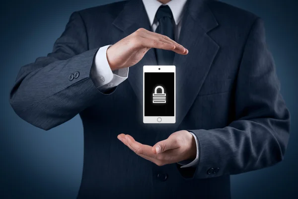 Mobile device security — Stock Photo, Image