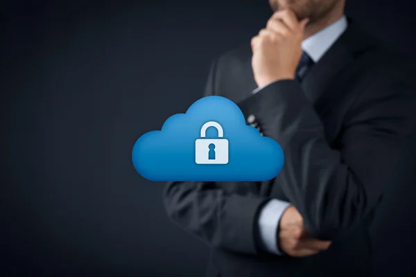 Sicurezza dei dati cloud — Foto Stock