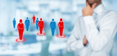 İş adamı düşünüyorum hedef kitle hakkında