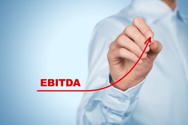 İşadamı FAVÖK büyüyen ile grafik çizmek