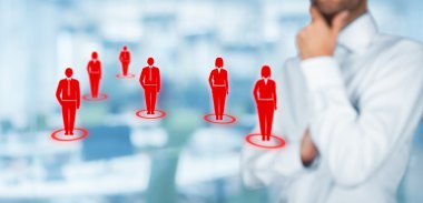 İş adamı düşünüyorum hedef kitle hakkında