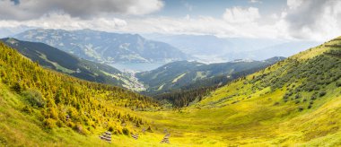 Austrian Alps landscape clipart