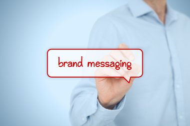 Brand messaging - marketing concept