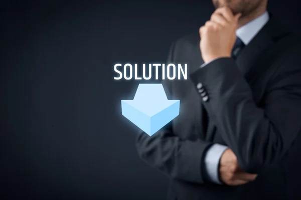Business solution concept — Stock Photo, Image