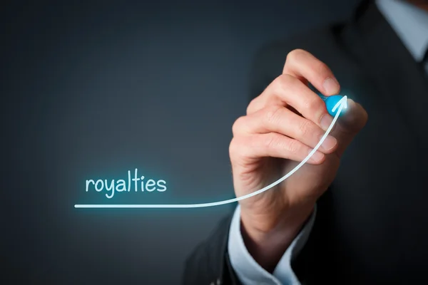 Increase royalties concept — Stok fotoğraf