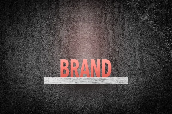 Importance of brand in marketing concept — Foto de Stock