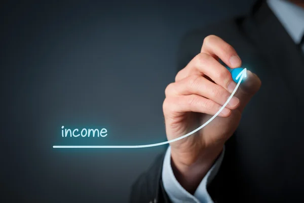 Income increase concept — Stock Photo, Image