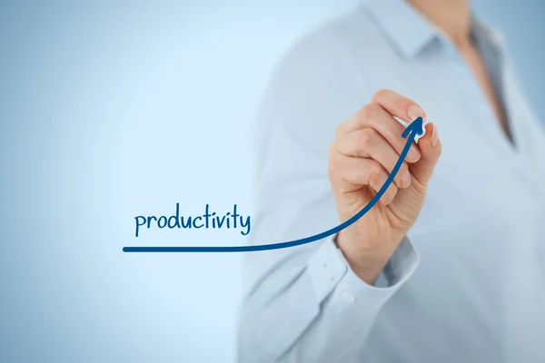 Plan du gestionnaire pour augmenter la productivité de l'entreprise — Photo