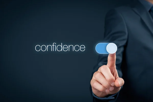 Confidence improvement concept — Stock Photo, Image