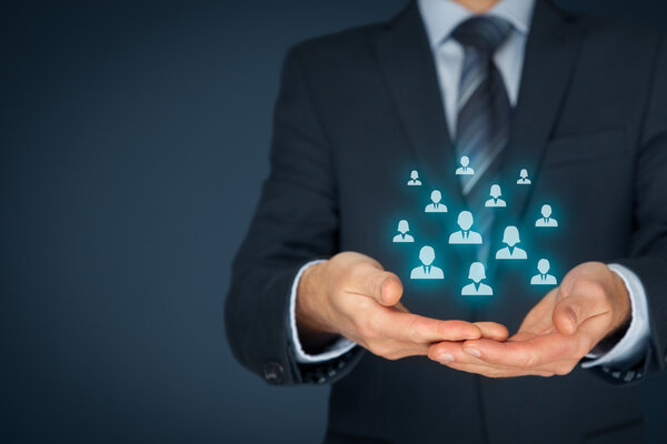 Customer or employees care concept