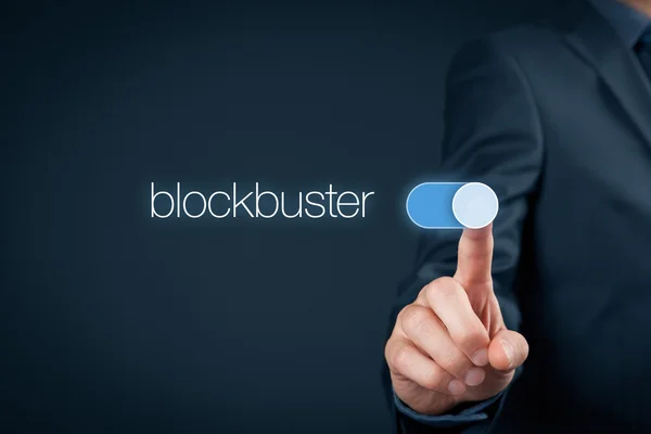 Basculer sur le concept blockbuster — Photo