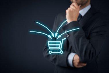E-commerce marketing concept clipart