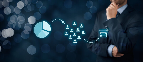 Визуализация процесса маркетинговой стратегии
