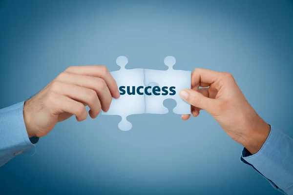 Business concept - success is teamwork — Φωτογραφία Αρχείου