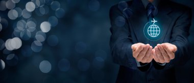 Travel insurance and business travel concepts