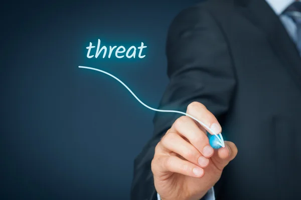 Threat reduction concept — Stockfoto