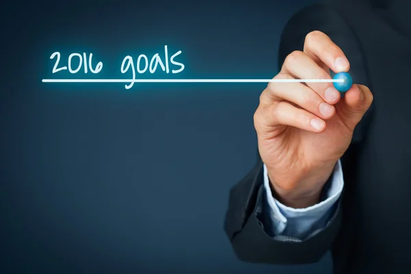 Business goals for 2016 — Stok fotoğraf