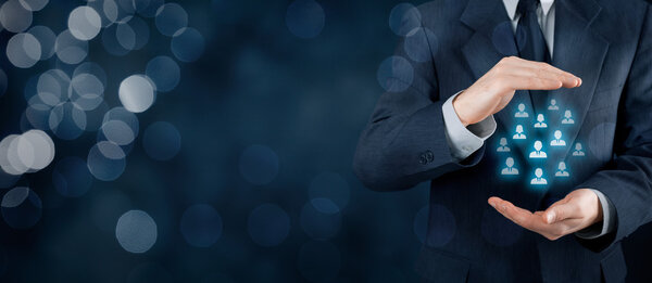 Концепция обслуживания клиентов или сотрудников
